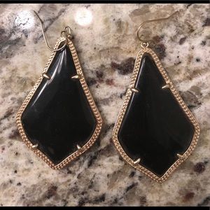 Kendra Scott Black Alexandria earrings